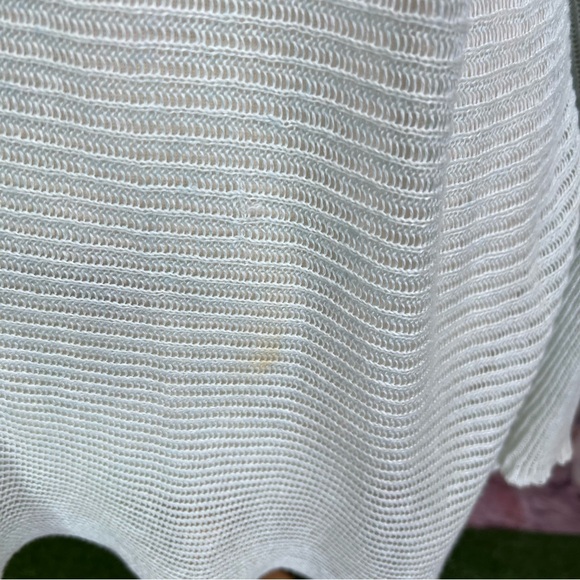 EILEEN FISHER Linen Mint Green Quiet Luxury Open Cardigan, 3X - Picture 11 of 11